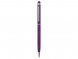 Ручка-стилус шариковая Jucy Soft с покрытием soft touch, фиолетовый (Р) 