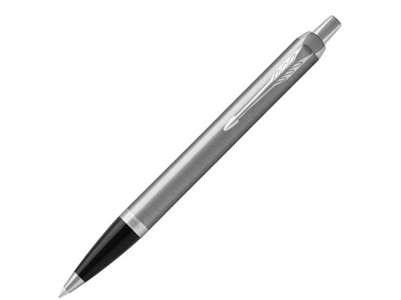 Шариковая ручка Parker IM Stainless Steel CT, стержень: M, цвет чернил: blue, в подарочной упаковке. 