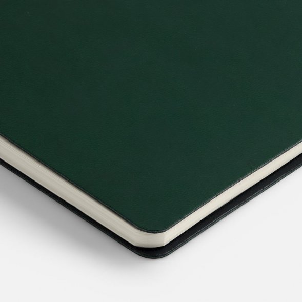 Блокнот Verso в клетку, зеленый, ver.2 