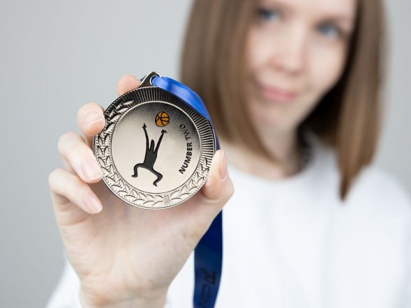 Медаль Regalia, большая, серебристая 