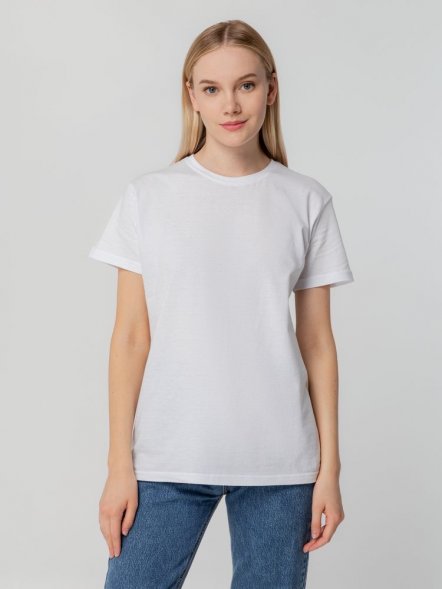 Футболка унисекс T-bolka 140, белая 