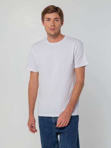 Футболка унисекс T-bolka 140, белая 