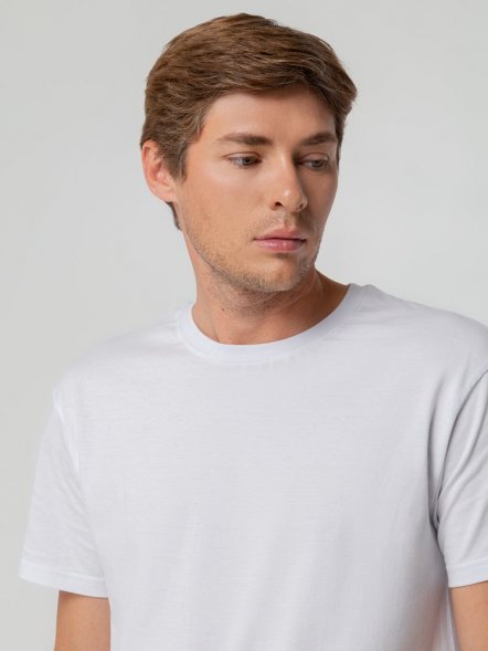 Футболка унисекс T-bolka 140, белая 