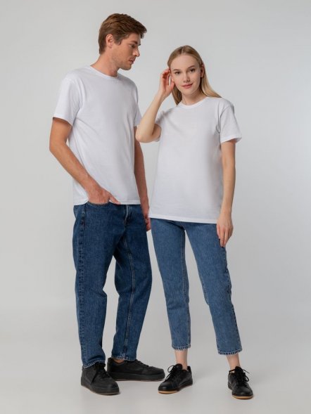 Футболка унисекс T-bolka 140, белая 