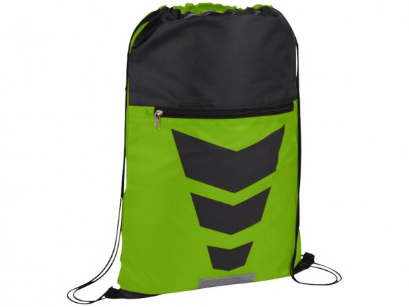 Рюкзак на шнурке Courtside, лайм/черный 