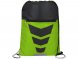 Рюкзак на шнурке Courtside, лайм/черный 