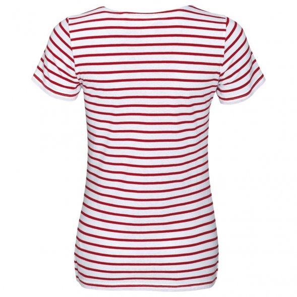 Футболка Miles Women белая с красным 