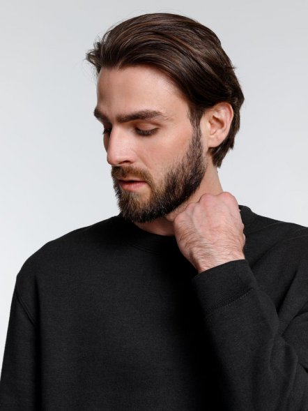 Свитшот унисекс Delta, черный 