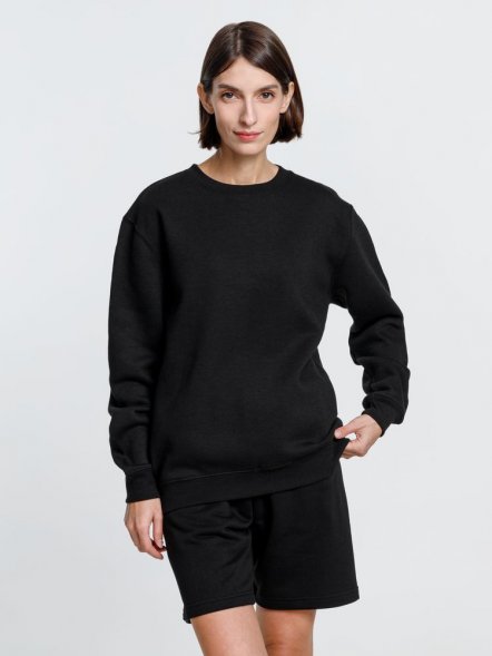 Свитшот унисекс Delta, черный 