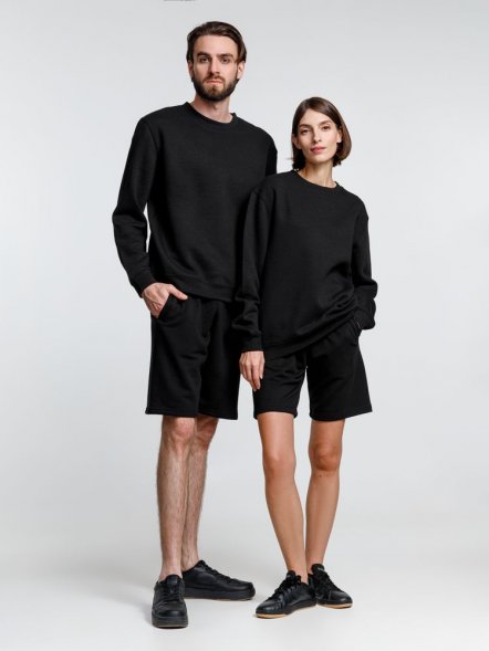 Свитшот унисекс Delta, черный 