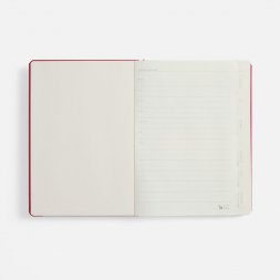 Ежедневник Urban Hard, недатированный, красный