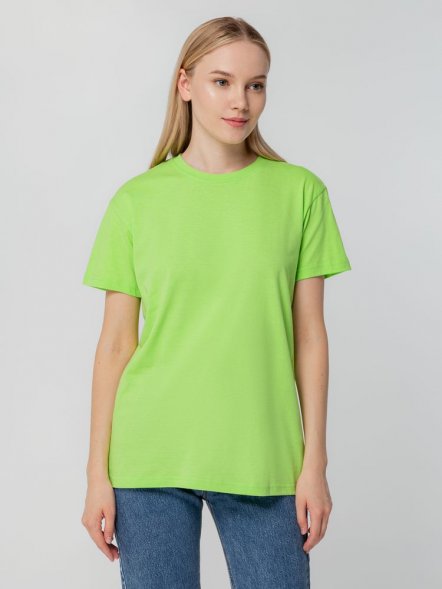 Футболка унисекс T-bolka 140, зеленое яблоко 