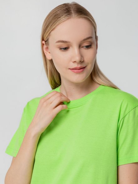 Футболка унисекс T-bolka 140, зеленое яблоко 