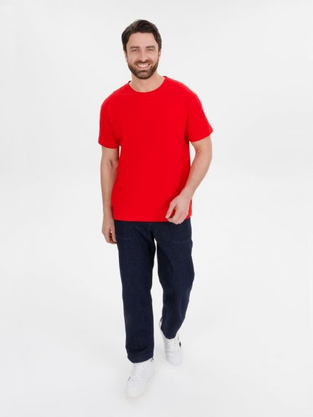 Футболка унисекс T-Bolka 180, красная 