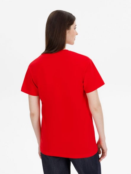 Футболка унисекс T-Bolka 180, красная 