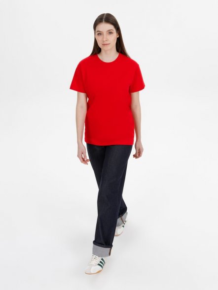 Футболка унисекс T-Bolka 180, красная 