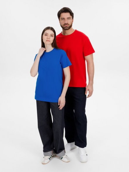 Футболка унисекс T-Bolka 180, красная 