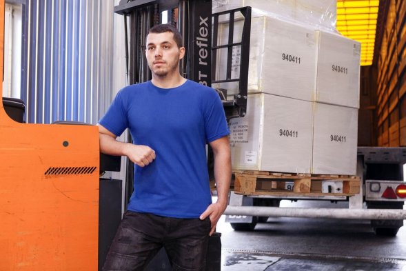 Футболка унисекс T-Bolka 180, красная 