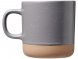 Керамическая кружка Pascal объемом 360 мл, серый 