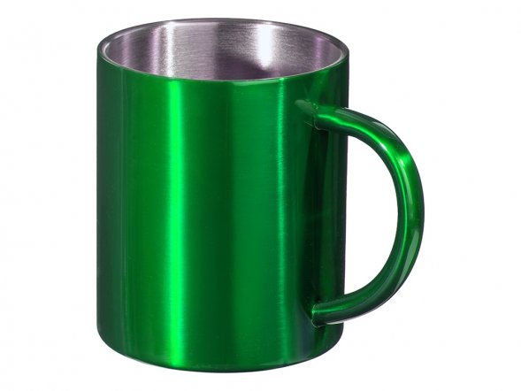 Стальная кружка с двойными стенками Altai, зеленый 