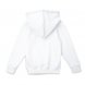Толстовка с капюшоном детская Kirenga Kids, белая 