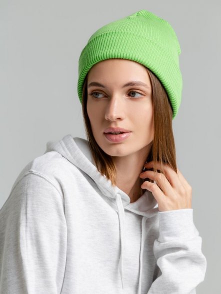 Шапка Life Explorer, зеленая (салатовая) 