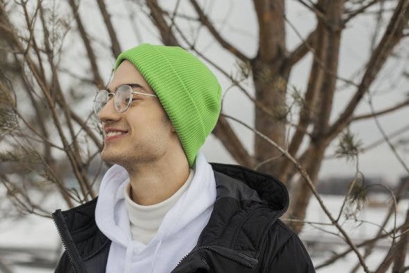 Шапка Life Explorer, зеленая (салатовая) 