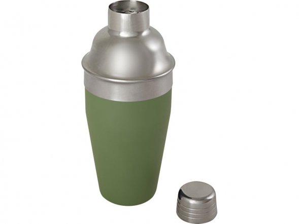 Шейкер для коктейлей Gaudie из переработанной нержавеющей стали, ярко-зеленый 