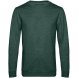 Свитшот унисекс Set In, темно-зеленый меланж 