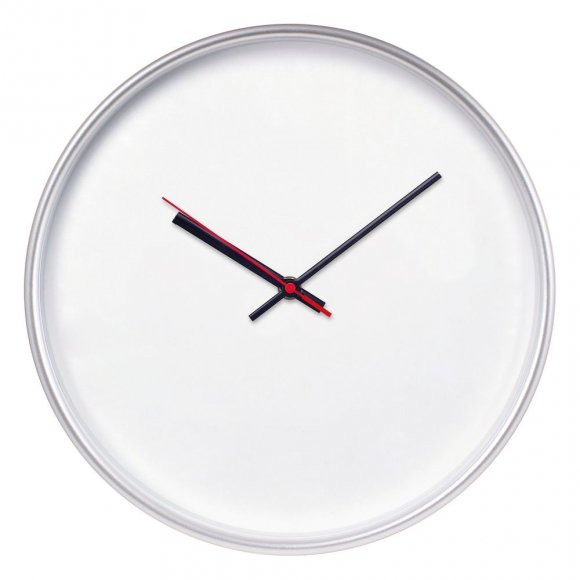 Часы настенные ChronoTop, серебристые 