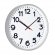 Часы настенные ChronoTop, серебристые 