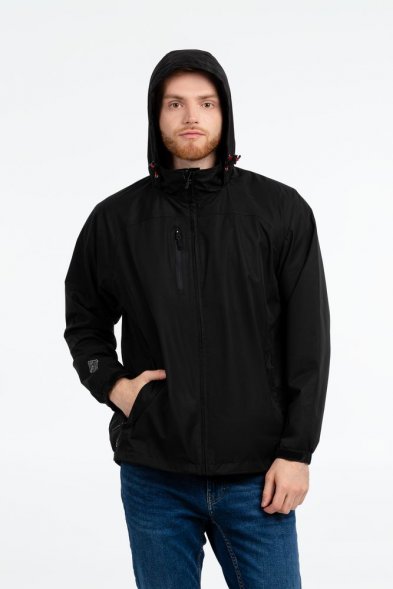 Ветровка мужская Stratus, черная 