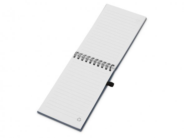 Блокнот B7 Toledo S, синий + ручка шариковая Pianta из пшеничной соломы, синий 