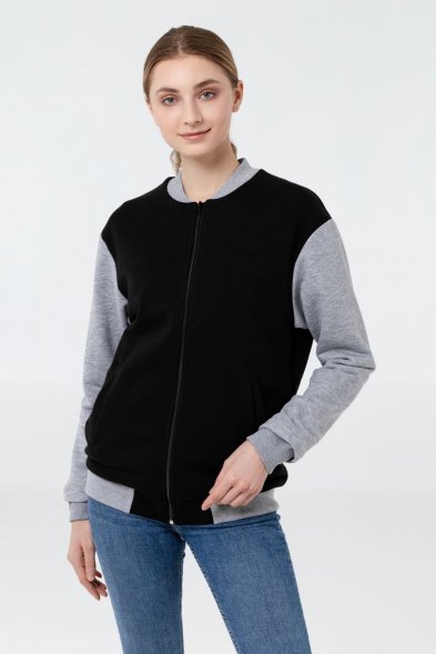 Бомбер College, темно-синий 