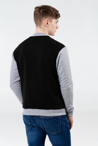 Бомбер College, темно-синий 