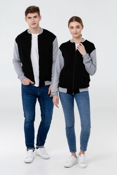 Бомбер College, темно-синий 