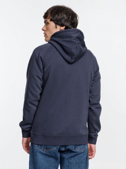 Толстовка унисекс Stellar, темно-синяя 