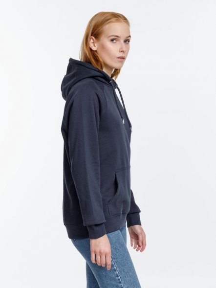 Толстовка унисекс Stellar, темно-синяя 