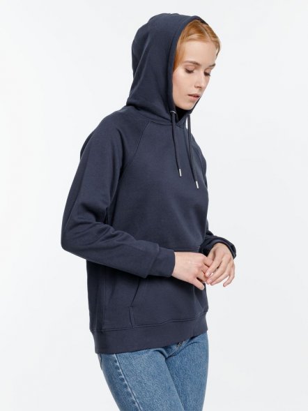 Толстовка унисекс Stellar, темно-синяя 