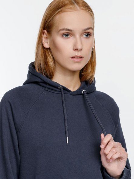 Толстовка унисекс Stellar, темно-синяя 