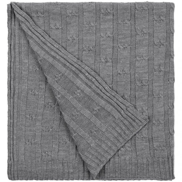 Плед Trenza, серый 