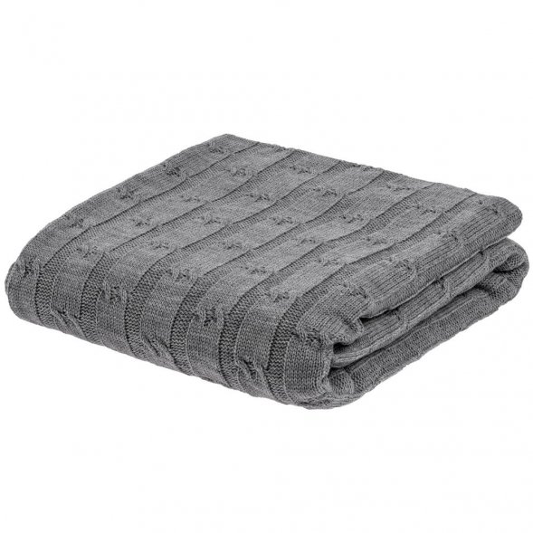 Плед Trenza, серый 