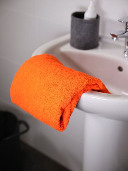 Полотенце Odelle, большое, оранжевое 