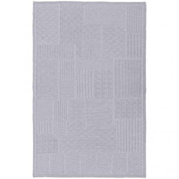 Плед Snippet, светло-серый меланж 