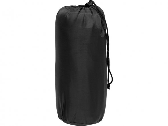 Плед вязаный Blend в чехле, черный 