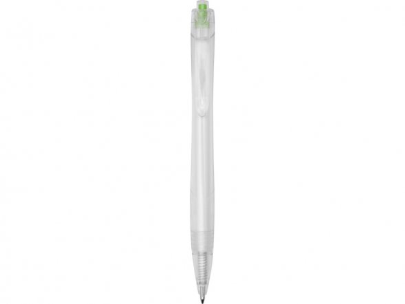 Шариковая ручка Honua из переработанного ПЭТ , прозрачный/зеленый 
