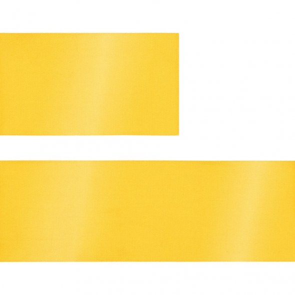 Лента сатиновая Satin 35 L, желтая, 150 см 