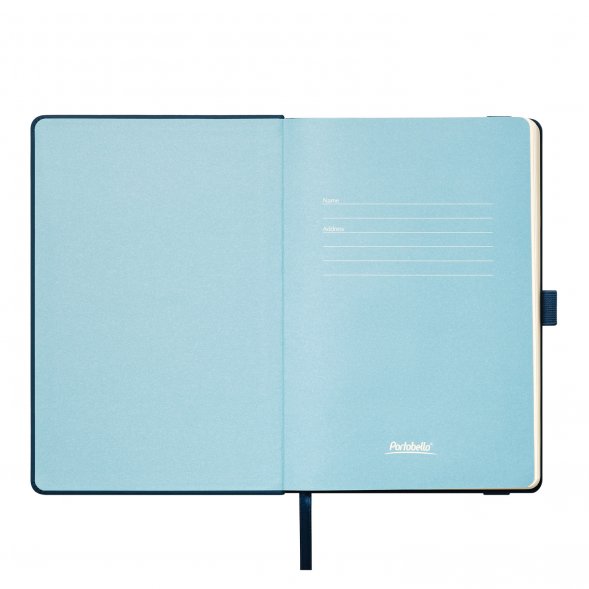 Ежедневник Alpha недатированный, синий/голубой 