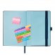 Ежедневник Alpha недатированный, синий/голубой 