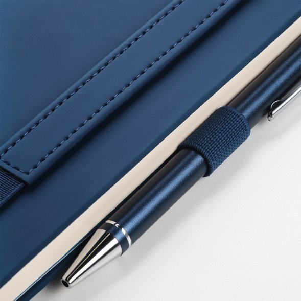 Ежедневник Alpha недатированный, синий/голубой 